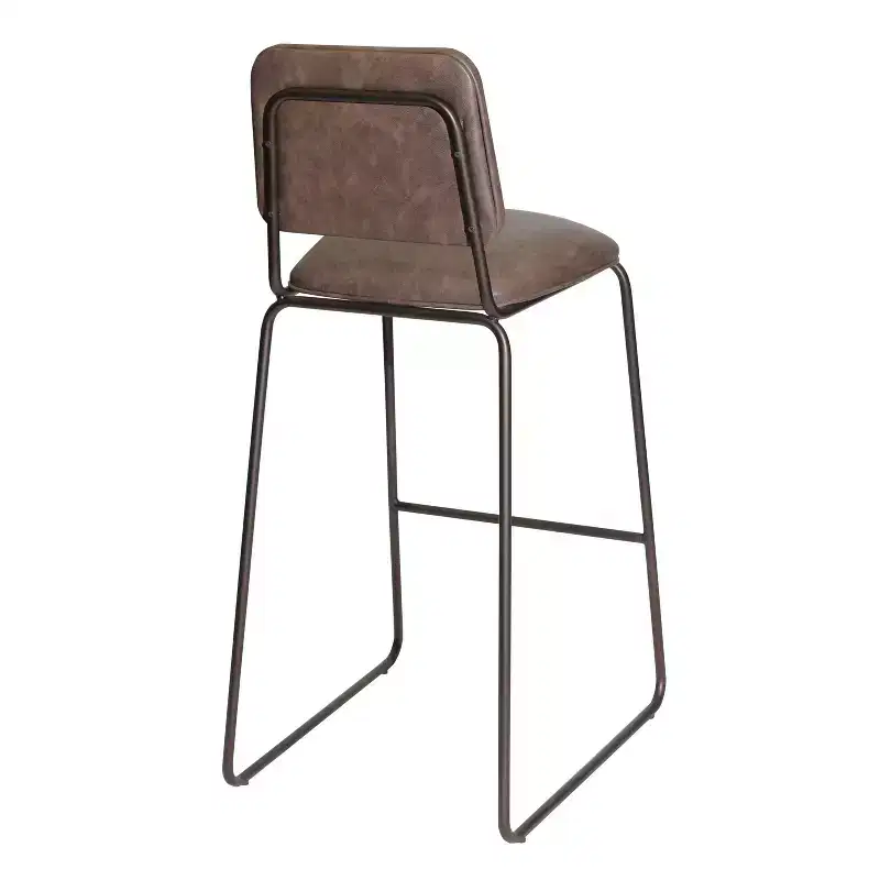 Mesa Barstools Cocoa Brown/Gunmetal - Steve Silver Co.