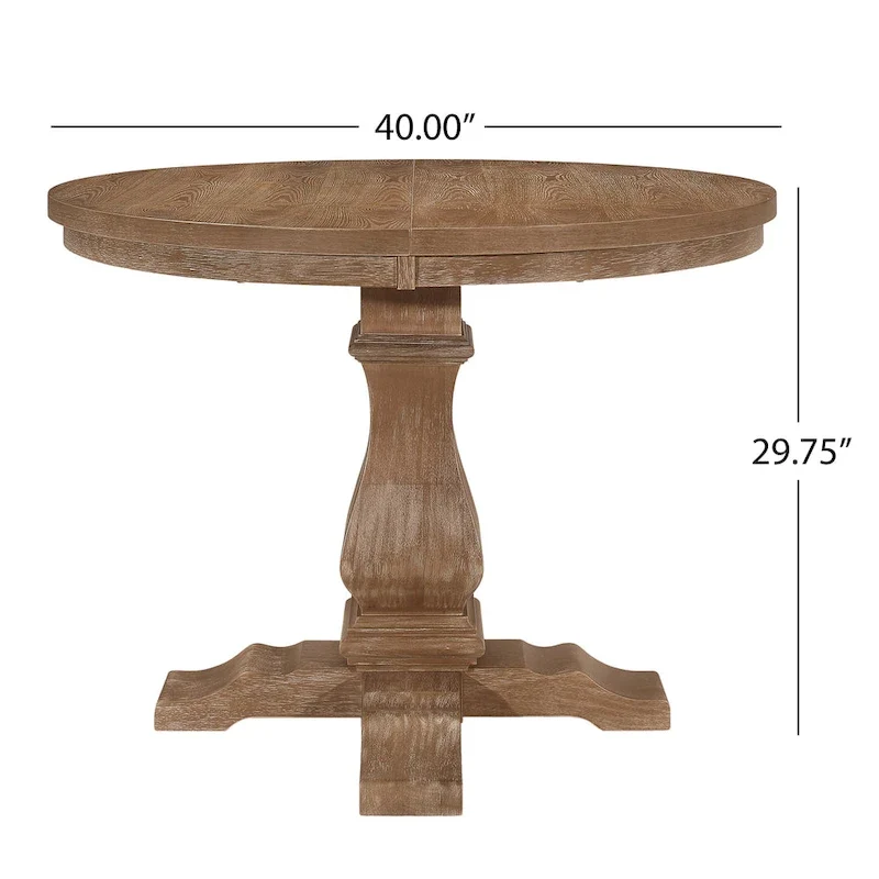 Fescue Fabric and Rubberwood 5 Piece Dining Set by Christopher Knight Home