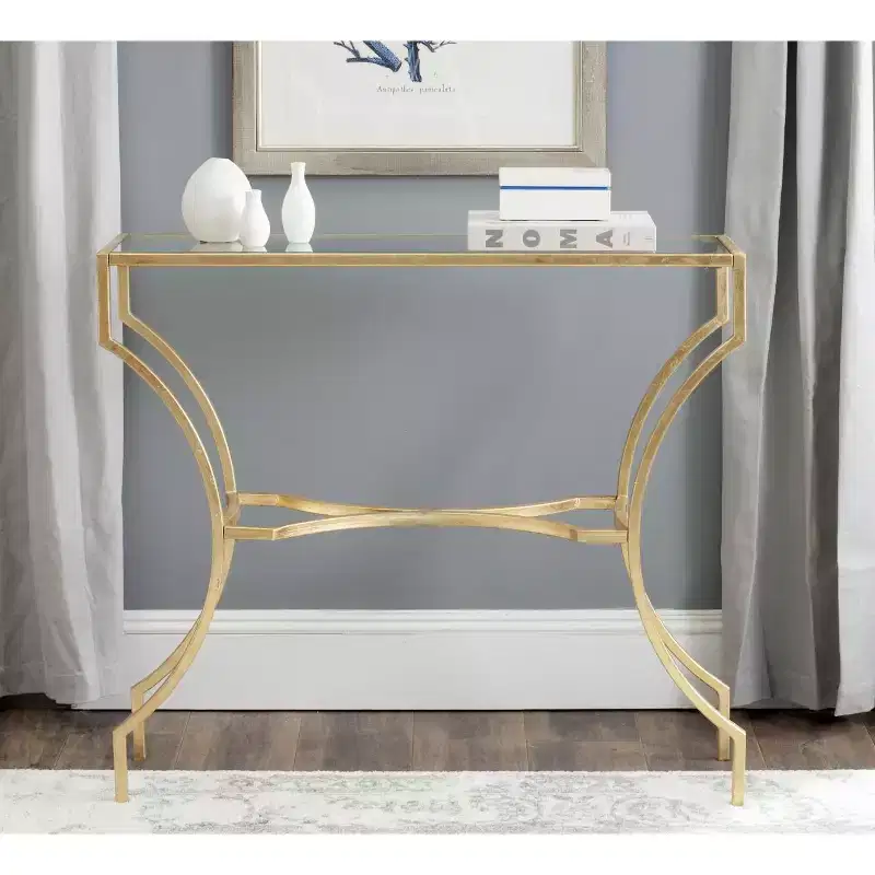 Console Table, Gold
