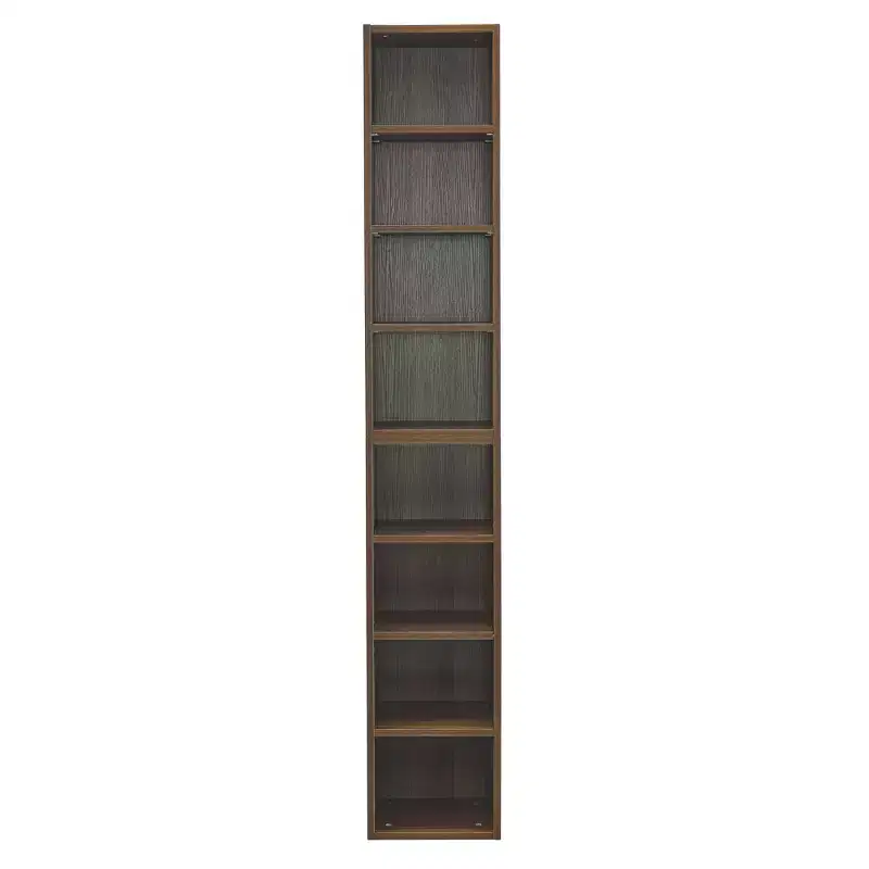 70.9 in.Tall Wood 4-Shelf Standard Bookcase with Shelves (Set of 2)