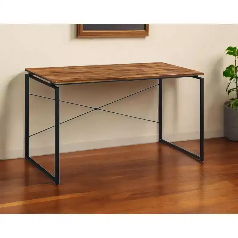 47 Brown and Black Writing Desk