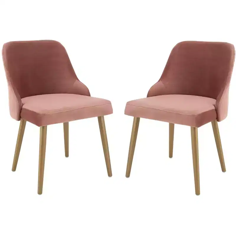 Lulu Upholstered Dining Chair (Set of 2) - DCH6200 - Safavieh