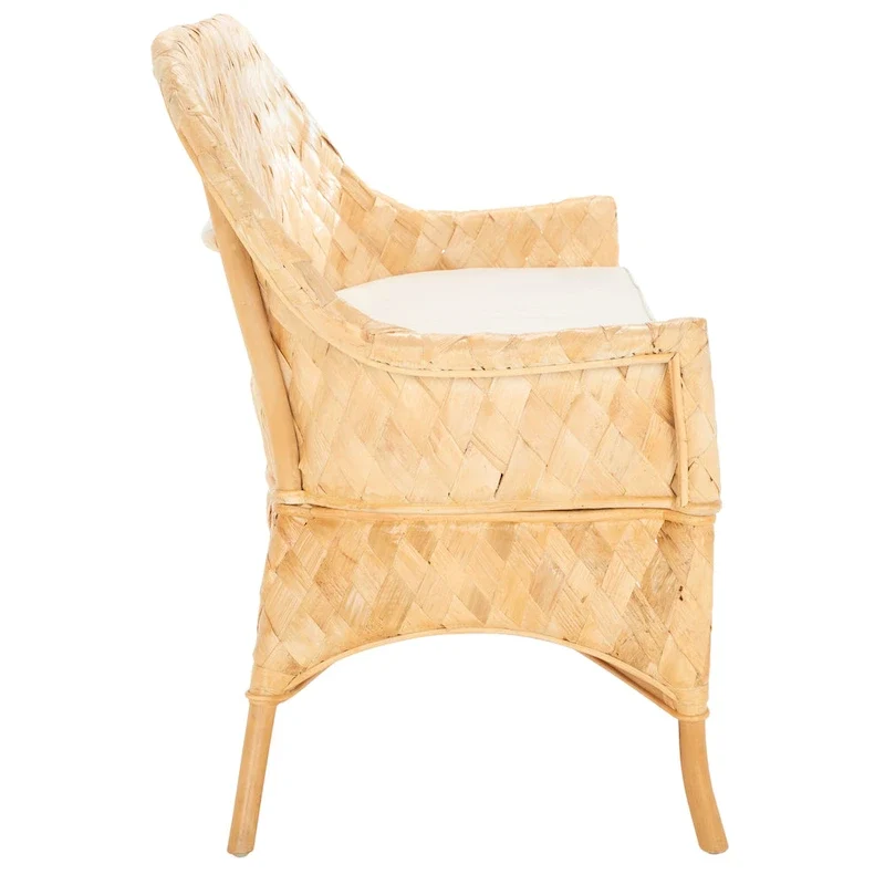 SAFAVIEH Marfisa Woven Sofa Bench - 52 W x 24 D x 33 H - 52Wx24Dx33H