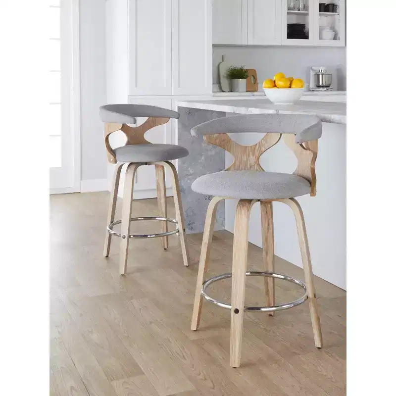 Set of 2 Gardenia Counter Height Barstools - LumiSource