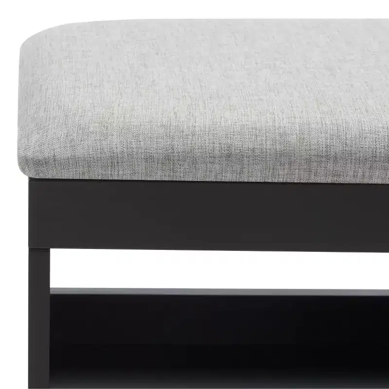 Cricket Open Shelf Bench With Cushion - BCH5000 - Safavieh