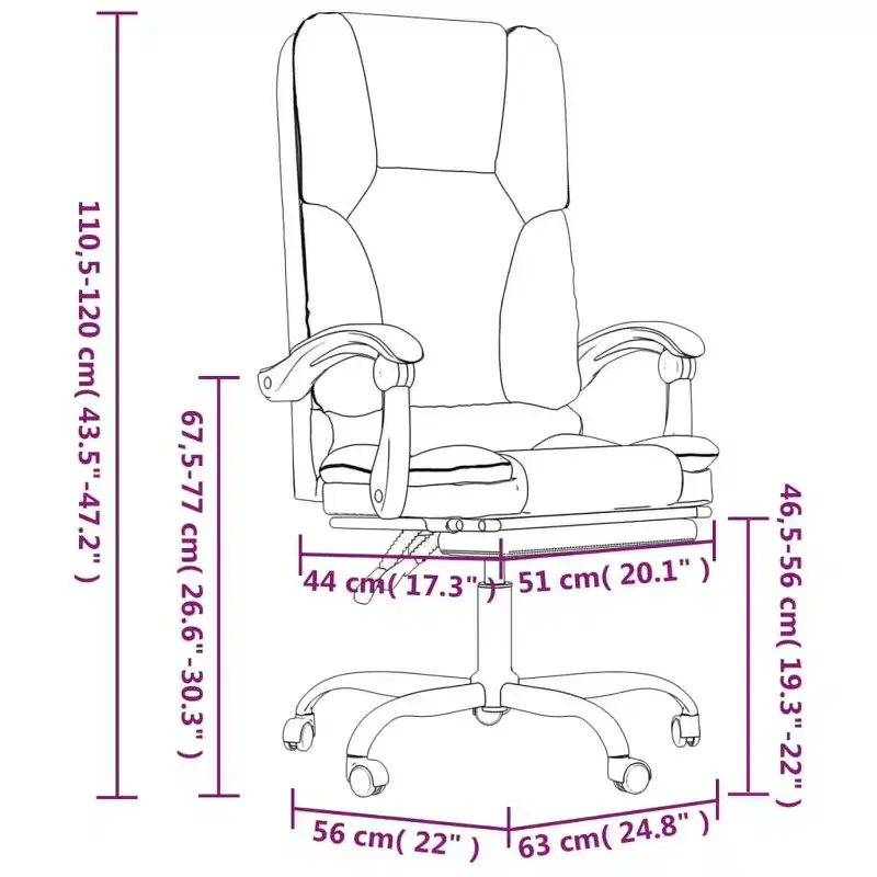 vidaXL Massage Office Chair Light gray Polyester (fabric), Metal, Plywood