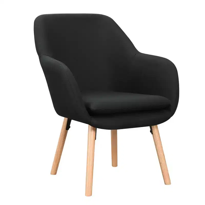 Rubberwood Accent Chair 33.5''H x 26.75''W