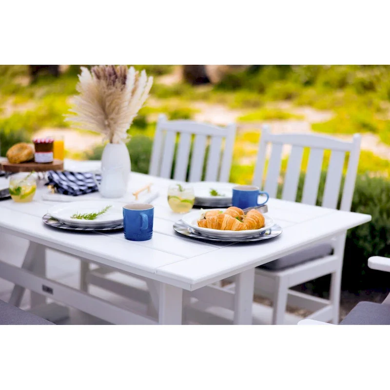 LuXeo Tuscany HDPE Swivel Dining 6-Piece Set