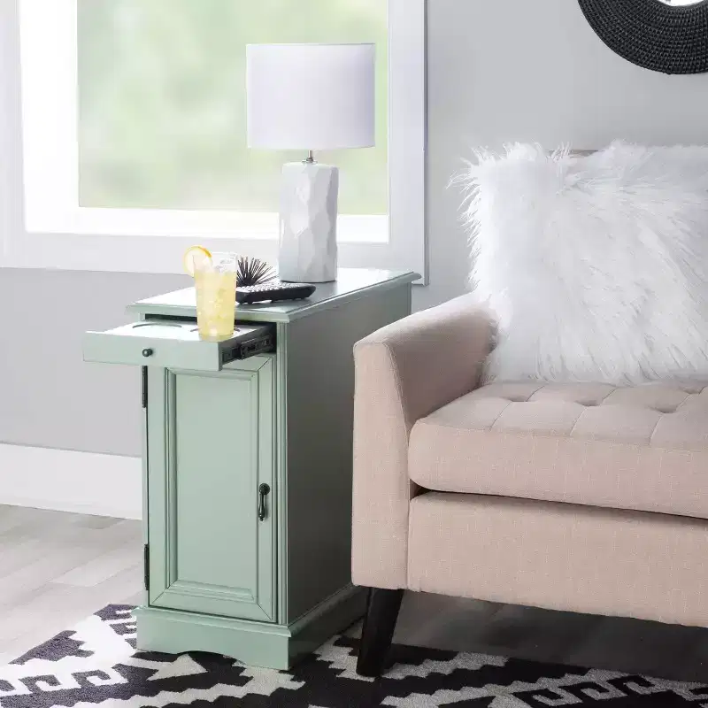 Felix Accent Table with USB Charging Station - Powell Company