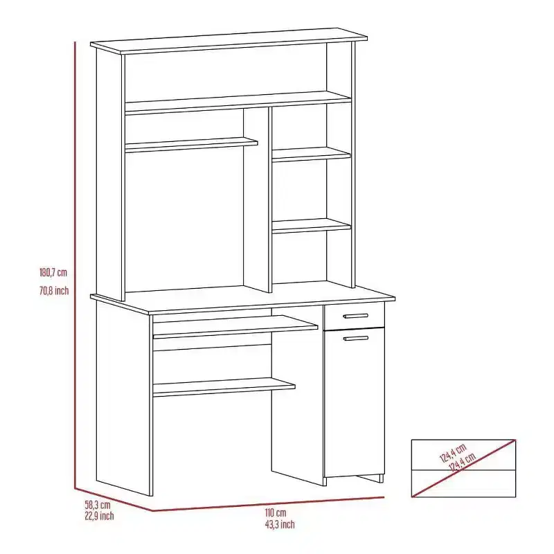 Male Computer Desk - Boahaus