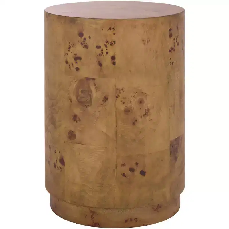 Siya Round Accent Table - ACC6611 - Brown - Safavieh