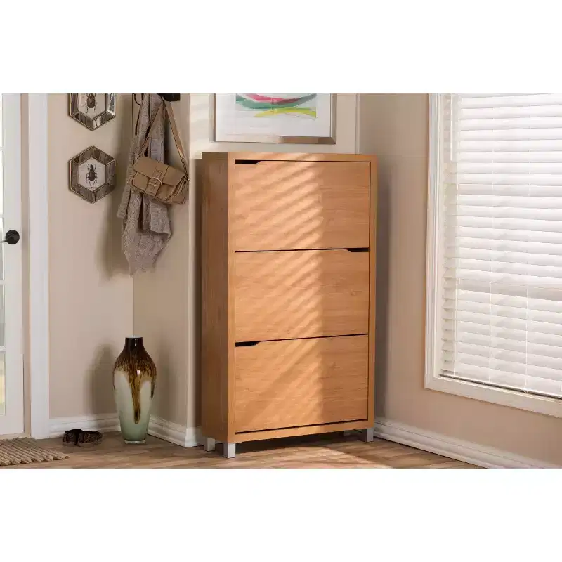 Simms Modern Shoe Cabinet - Baxton Studio