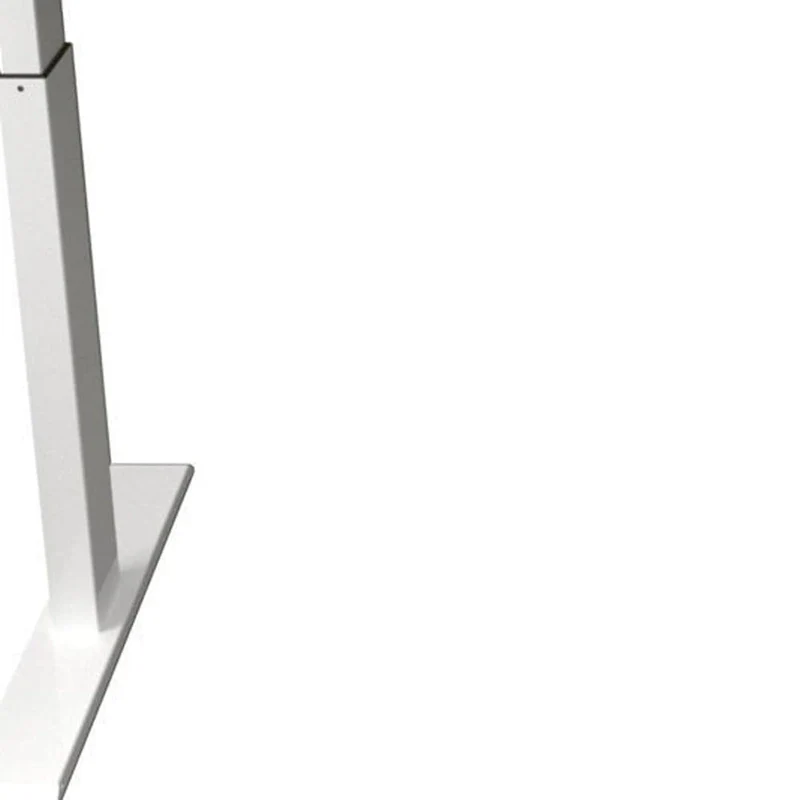 Electric Height-Adjustable Standing Desk, Oak & White, 63
