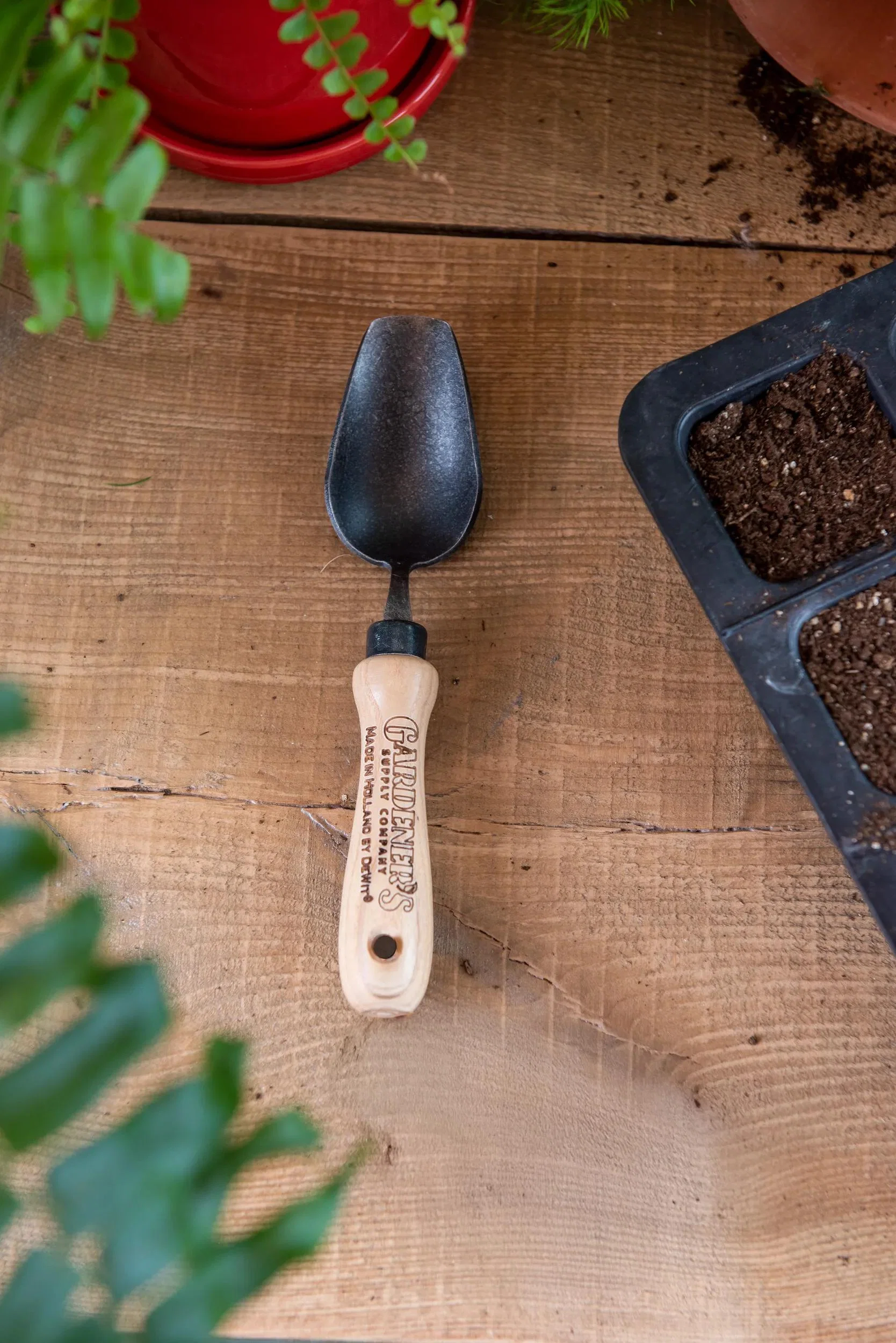 Mini Precision Garden Scoop for Seed Trays and Small Potting