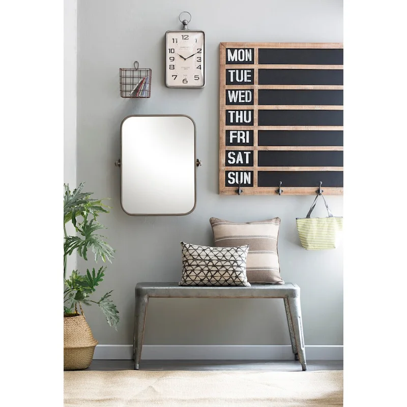 Metal Entryway Bench