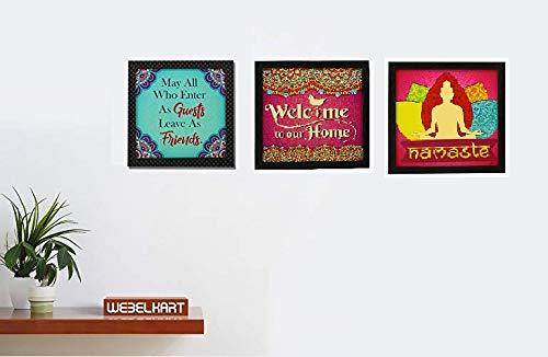 Motivational/Funny Quote Synthetic Poster Photo Frame without Glass for Wall, Office, Study Room Decoration (10 x 10 Inch, Multicolour)