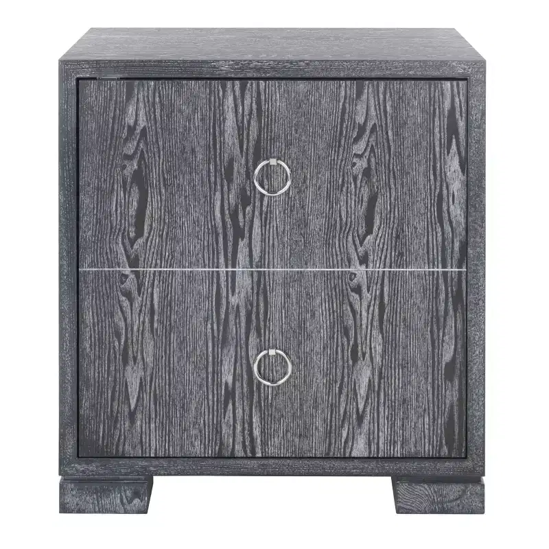 Lacquer Chest, Black Cerused Oak