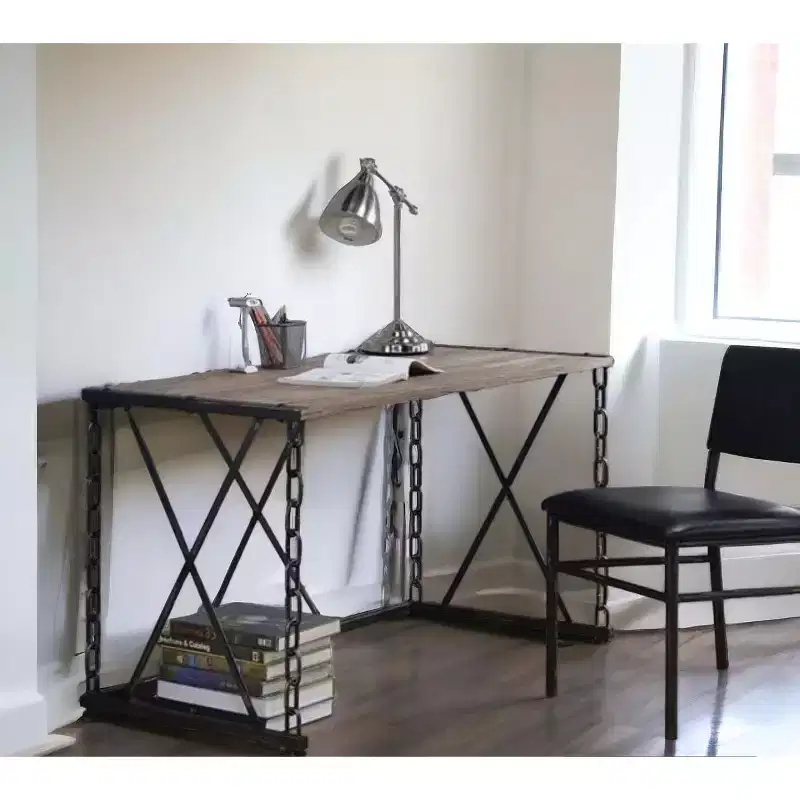48 Brown and Black Computer Desk