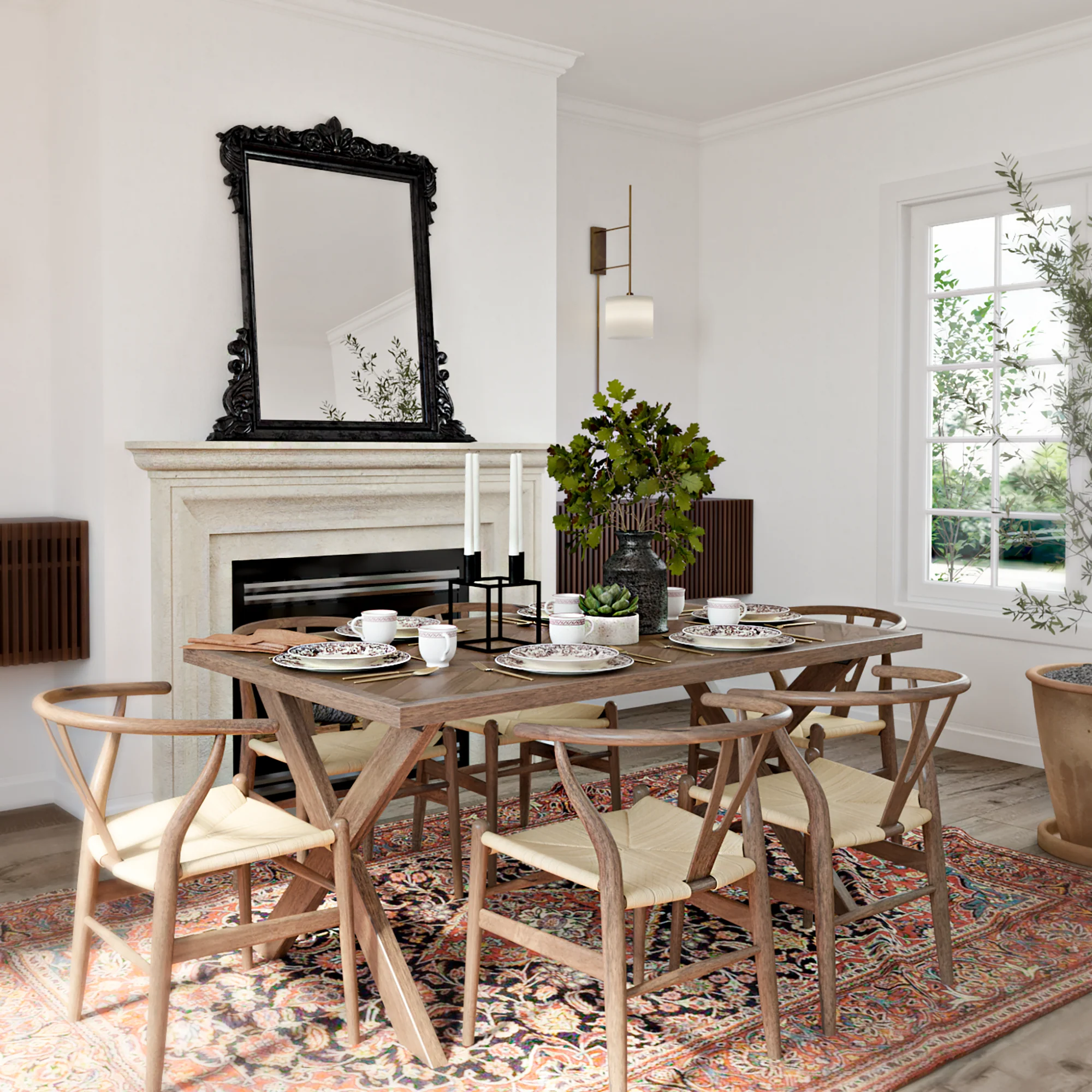 Herringbone Dining Table in Chocolate Oak - Herringbone Dining Table in Chocolate Oak made of 15mm solid oak staves assembled