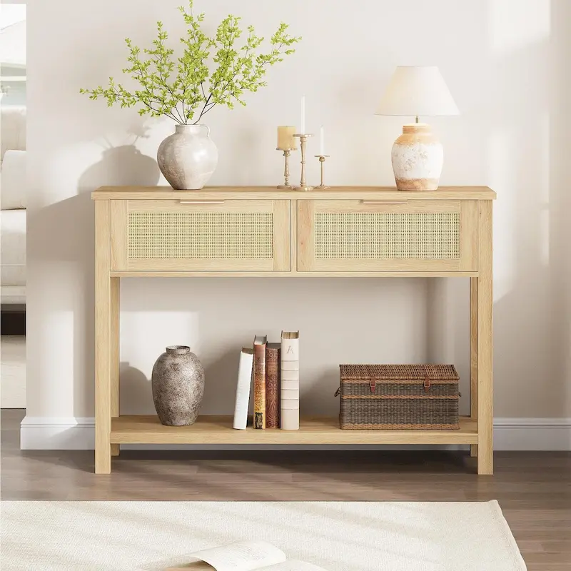 Entryway Table with 2 Drawers