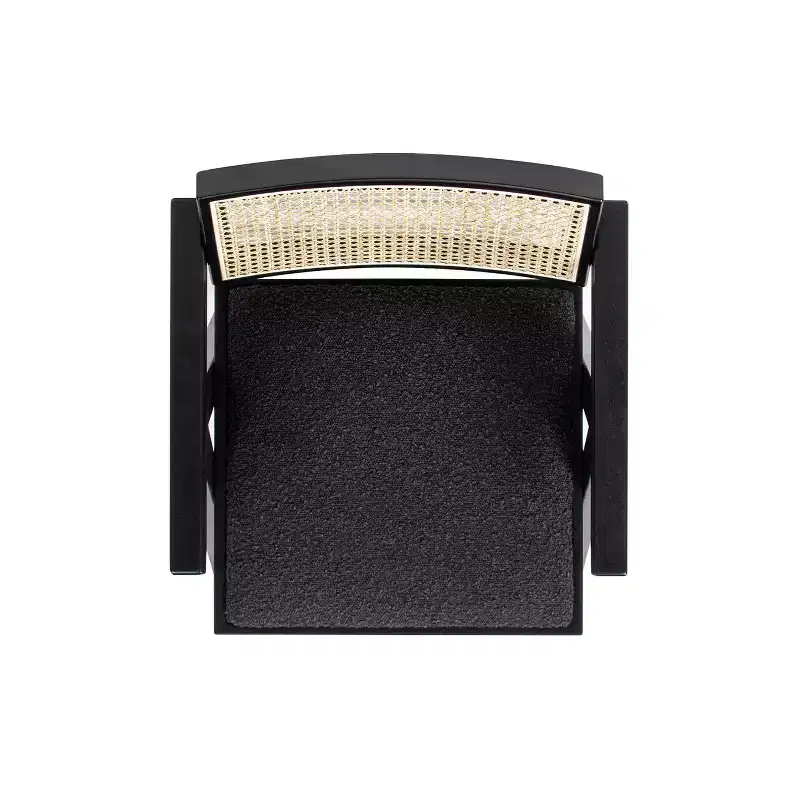 29.5 Modern Resin Webbing Back Bar Stool with Arms, Set of 3