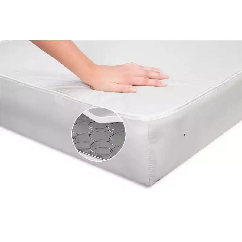 DaVinci Deluxe Coil Mini Crib Mattress, Greenguard Gold Certified: Firm, Innerspring, Waterproof Cover, Hypoallergenic