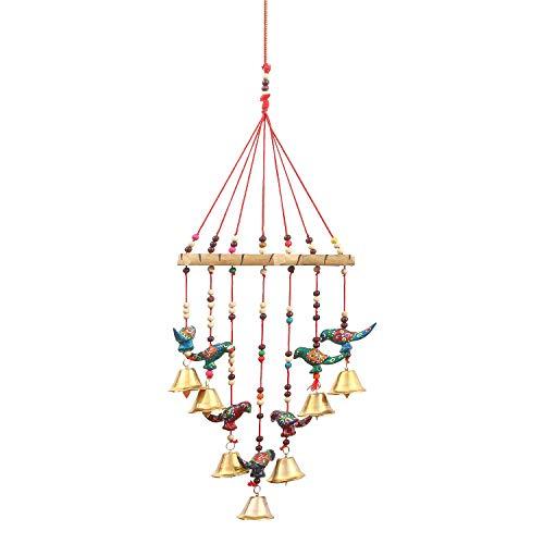 Wood Wall Hanging Decorative Showpiece (20 x 45 x 5 cm, Multicolour)