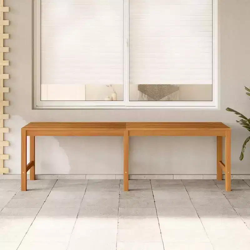 Bench Teak Solid Teak Wood 59.1 in long Durable Garden Bench