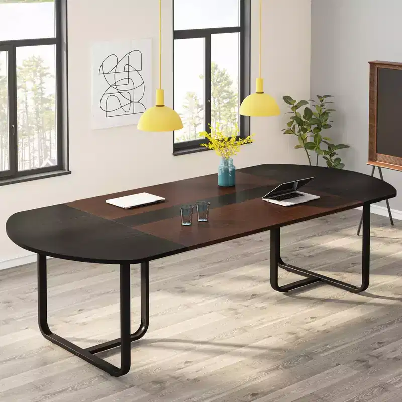 Lantine 70.86 Modern Oval Dining Table