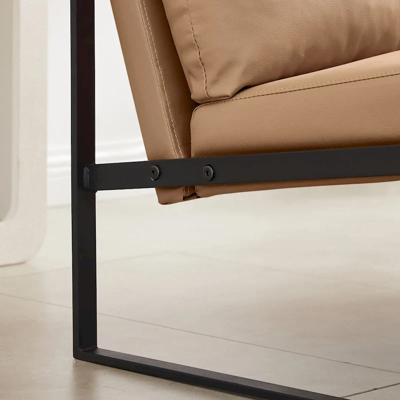 Accent Arm Chair with Extra Thick Padded Backrest and Seat Cushion Sofa Chairs