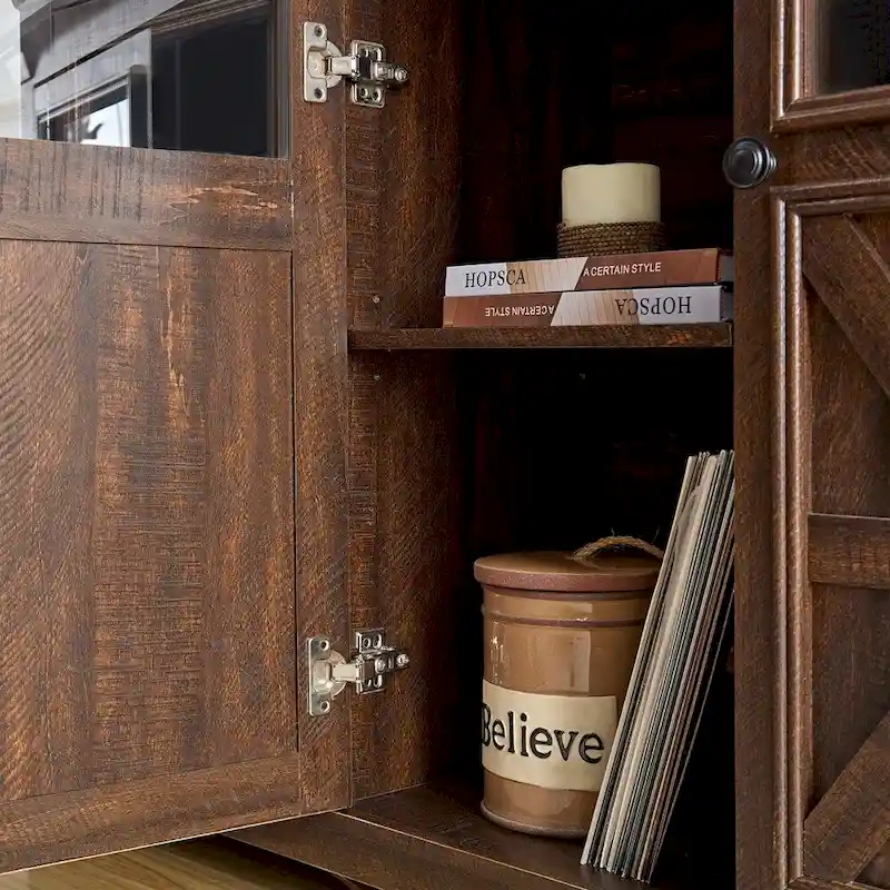 Farmhouse Buffet Sideboard Cabinet