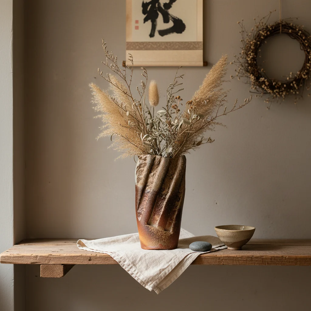 Natural Ash Damon Vase – Round