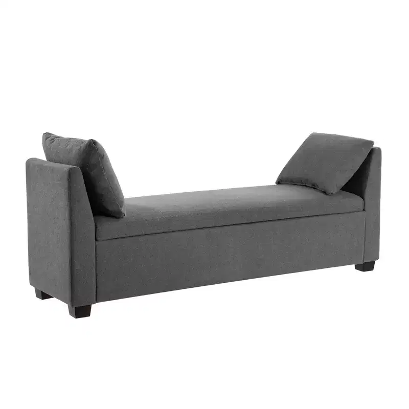 Amelia Storage Bench with Sturdy Plastic Legs|ART OF LIVING DESIGNS