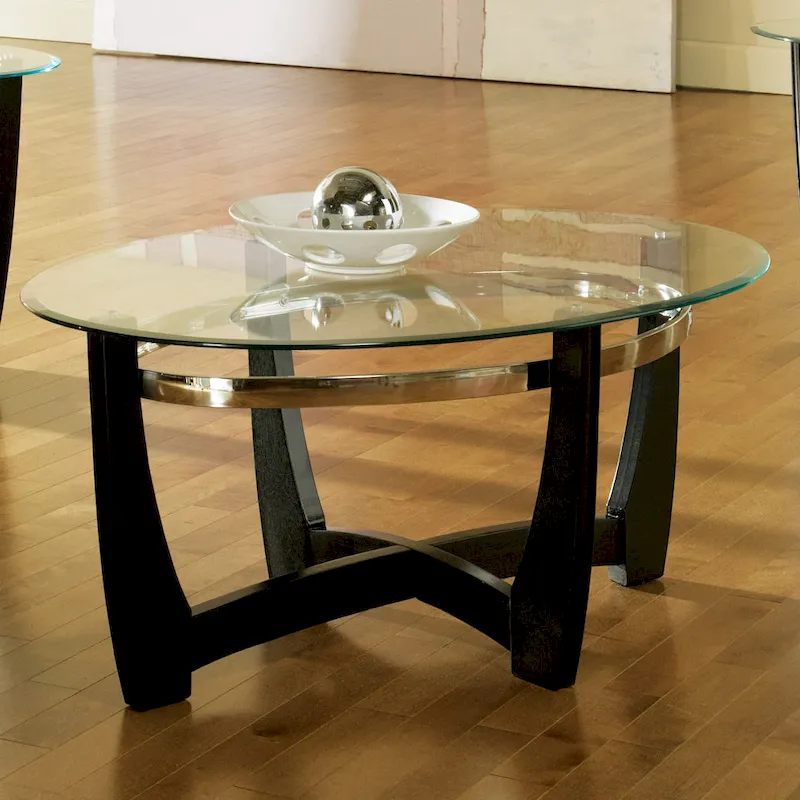 Mandalay Glass Top Occasional Tables (Pack of 3)