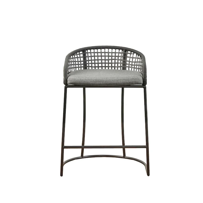 Madison Park Carmel Woven Counter Stool 25