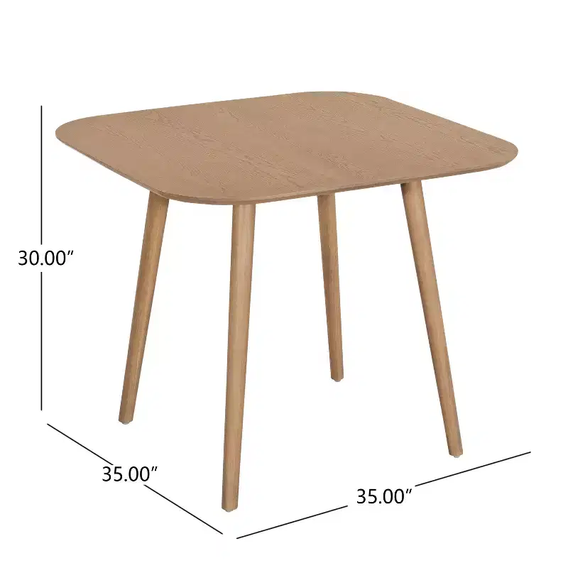 Mid-Century Modern Wood Dining Table