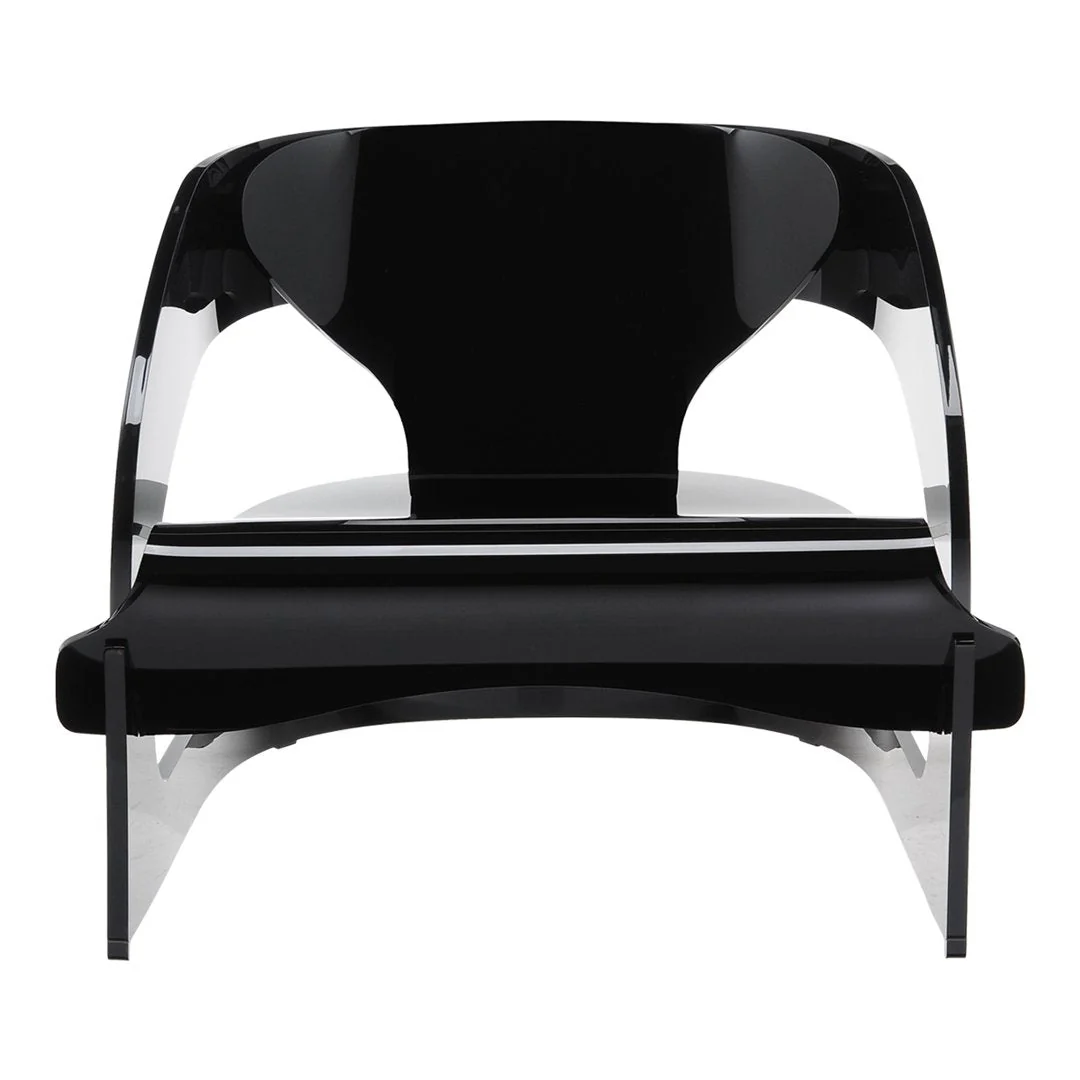 Retro 60s Wooden Lounge Armchair with Sinuous Curving Lines for Living Room