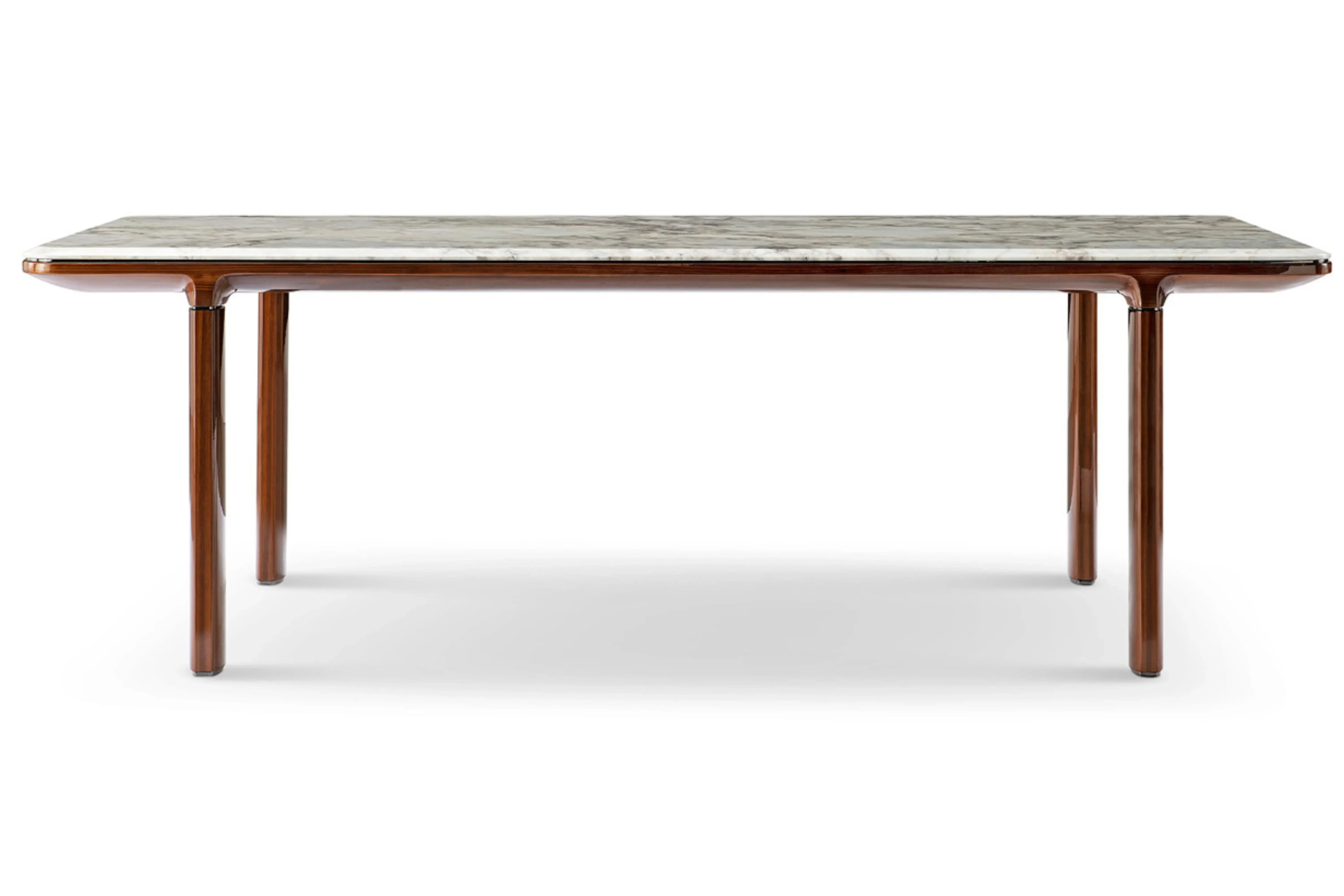 Modern Long Marble Dining Table for Elegant Dining