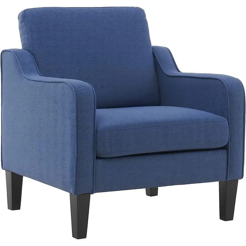 Mid-Century Modern Accent Chair, Single Seat – Multi-Color Options