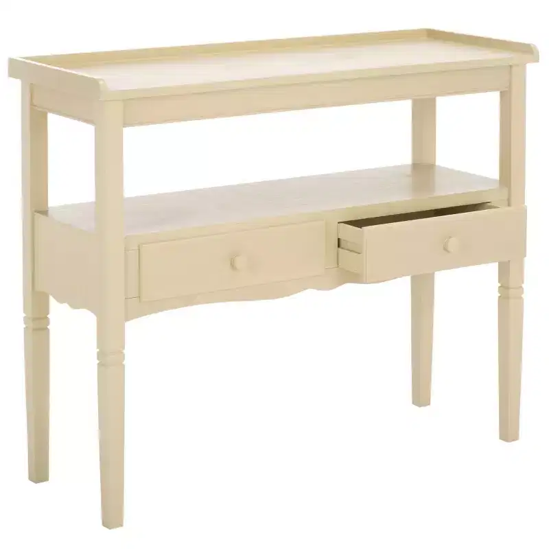Araminta 1 Drawer Console - CNS5746A - Beige - Safavieh