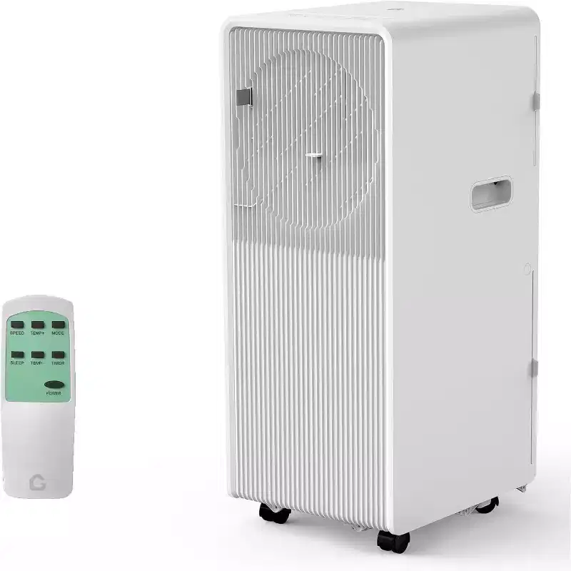 Acekool 14,000 BTU Portable Air Conditioner, 3-in-1 AC Dehumidifier Fan, Remote, Sleep Mode, Timer, Window Kit, for 225300 Sq. Ft Room, White