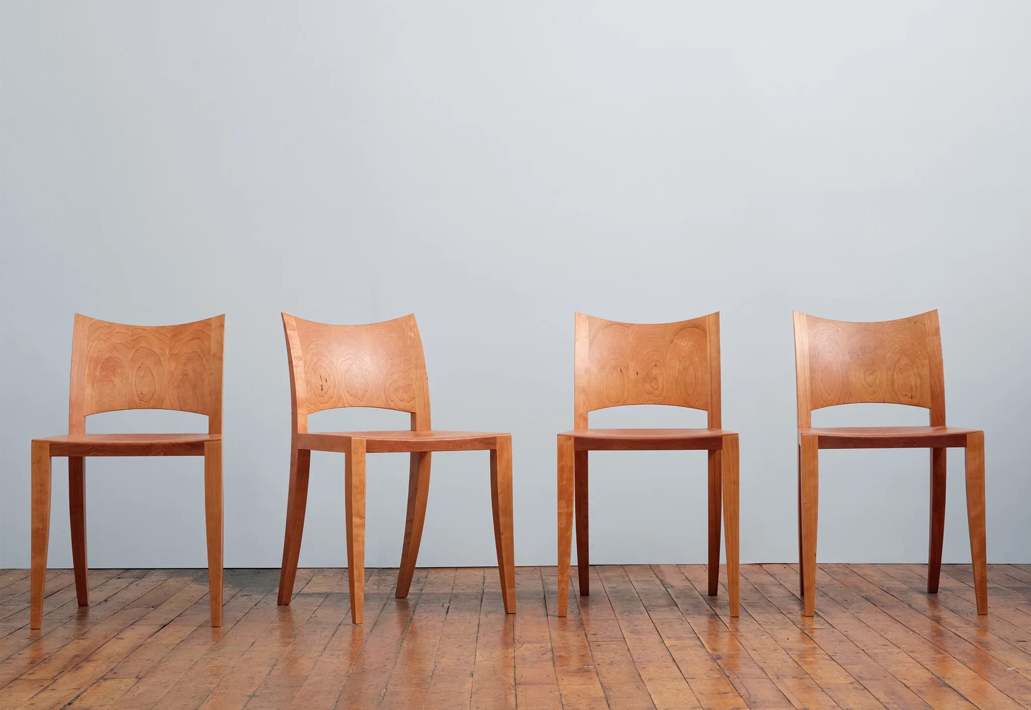 Chair - Apart from its simple, striking profile, the Chair¡¯s most prominent feature is its curved hardwood back ¨C an