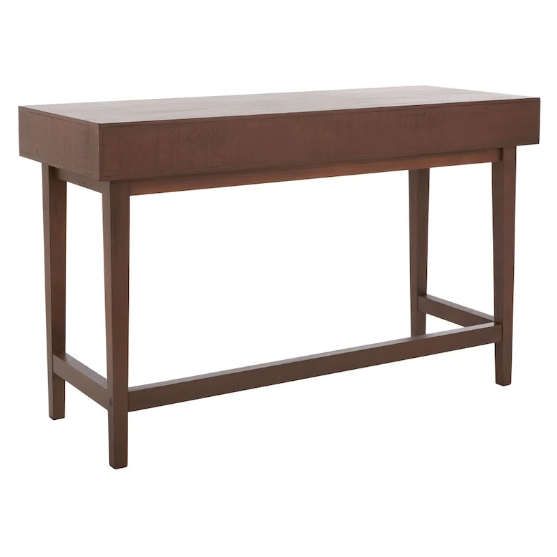 Delsie Mid-Century 3-Drawer Desk