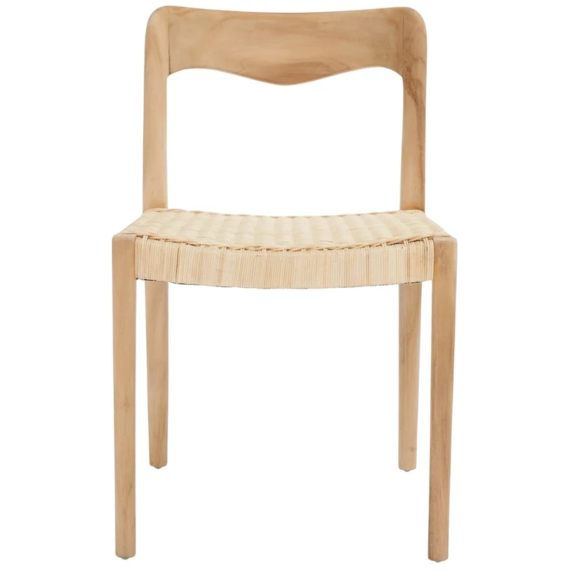SAFAVIEH Betsey Wicker 31 Dining Chair - 21 W x 18 D x 31 H - 20Wx18Dx31H