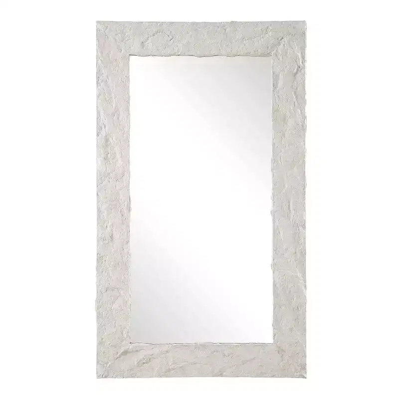 Uttermost Quarry Aged Ivory 28 x 48 Rectangular Wall Mirror