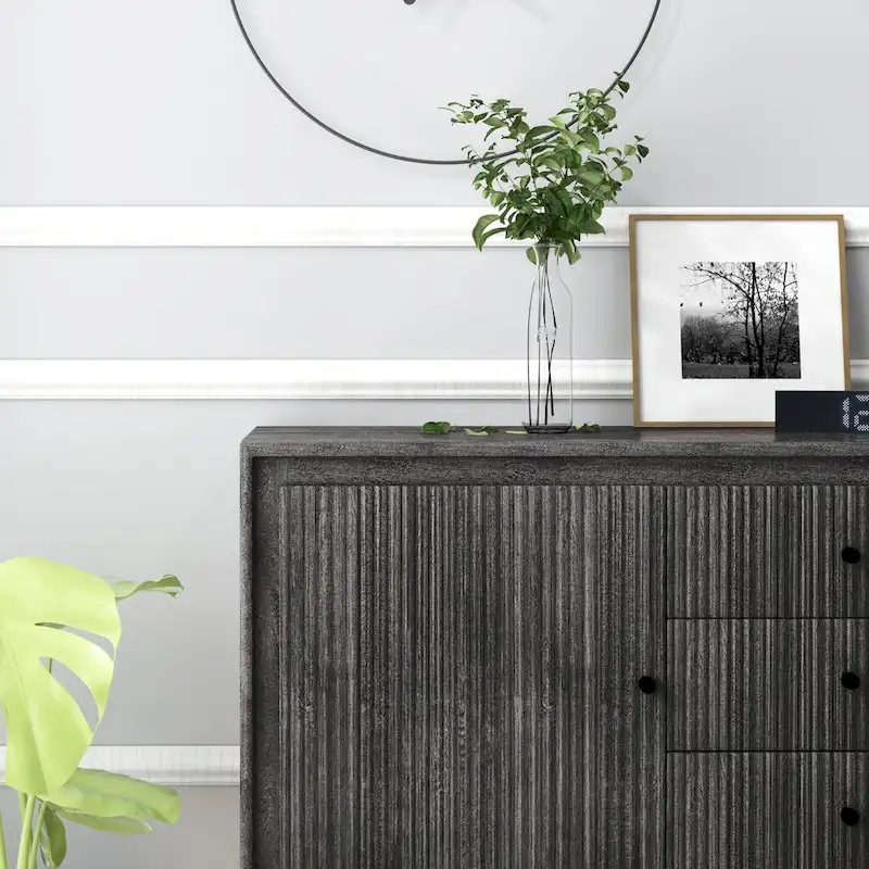 3-Drawer Wood Accent Cabinet - 39.5 x 16 x 31