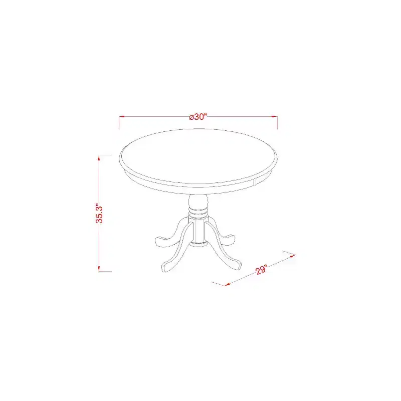 HomeStock round counter height table