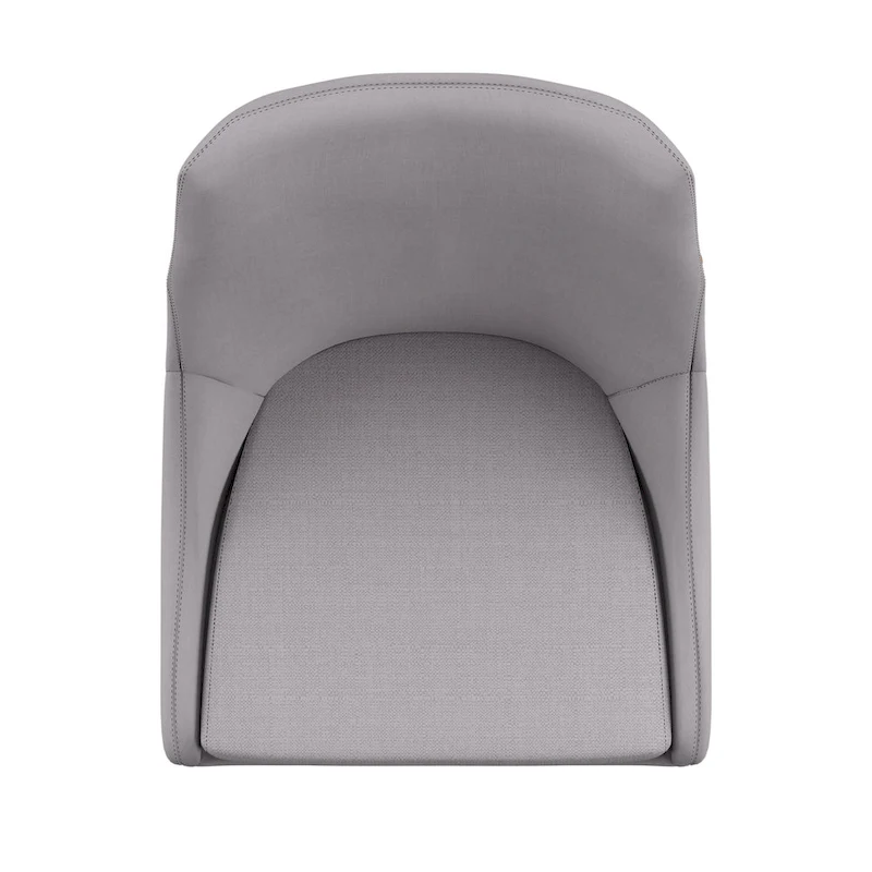 Sasha Oak Barrel Back Dining Chair (Set of 2) by iNSPIRE Q Modern - Set of 2