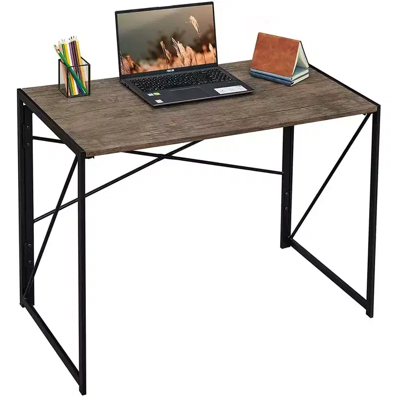 Metal & Particle Board Folding Computer Desk 39''L x 20''W x 28.5''H