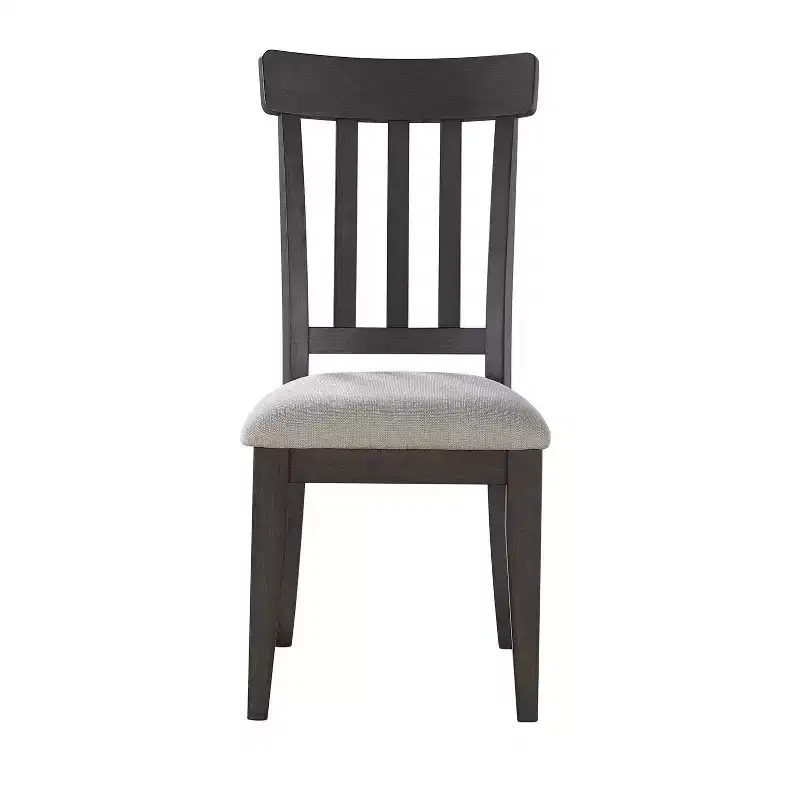 Steve Silver Co. 7pc Napa Dining Set Dusky Cedar: Rectangle Table, Upholstered Chairs, Veneer Finish
